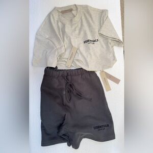 NWT Essentials Fear of God T-Shirt & Short Set - Authentic PacSun Drop